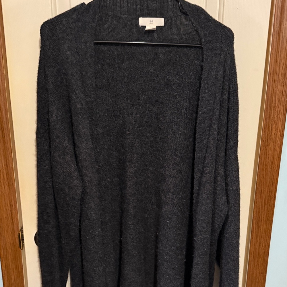 H&M Women's Dark Gray Cardigan size medium